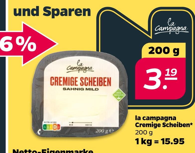 Cremige Scheiben