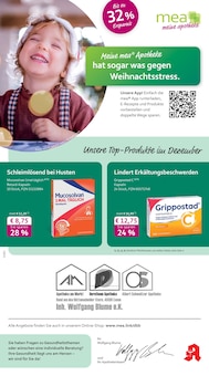 mea - meine apotheke Prospekt der Woche "Unsere Dezember-Angebote" Seite 1, 01.12.2025 bis 31.12.2025 für Essen Aktueller mea - meine apotheke Prospekt "Unsere Dezember-Angebote" Seite 1 von 4 Seiten für Essen