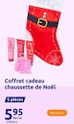 Coffret cadeau chaussette de Noël en promo chez Action Nîmes à 5,95 €