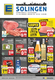 EDEKA Prospekt für Solingen (Klingenstadt) mit 28 Seiten EDEKA Prospekt für Solingen (Klingenstadt): "Aktuelle Angebote", 28 Seiten, 21.09.2026 - 26.09.2026