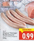 Original Thüringer Rostbratwurst von Wolf für 0,99 € bei E center im Angebot Original Thüringer Rostbratwurst von Wolf im aktuellen E center Prospekt