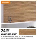 WANDFLIESE "OSLO" im Angebot bei OBI in Ansbach WANDFLIESE "OSLO" Angebote bei OBI Ansbach für 24,99 €