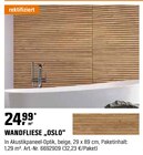 WANDFLIESE "OSLO" Angebote bei OBI Lemgo für 24,99 €