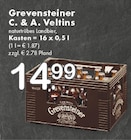 Aktuelle Veltins Angebote bei TOP Getränke in Ratingen Aktuelles Grevensteiner naturtrübes Landbier Angebot bei TOP Getränke in Ratingen ab 14,99 €