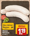 Böhnlein Weisswurst im Angebot bei REWE in Erlangen Böhnlein Weisswurst Angebote bei REWE Erlangen für 1,19 €