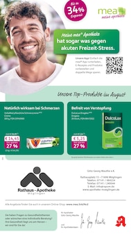 Aktueller mea - meine apotheke Prospekt "Unsere August-Angebote" für Möglingen Aktueller mea - meine apotheke Prospekt für Möglingen mit Seiten