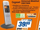 Universal-Mobilteil CE575HX im Angebot bei expert in Schwerin Universal-Mobilteil CE575HX Angebote von Gigaset bei expert Schwerin für 39,99 €