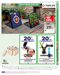 Prix et réduction Jeu De Quilles dans le prospectus Carrefour en cours Offre Jeu De Quilles dans le catalogue Carrefour du moment à la page 15
