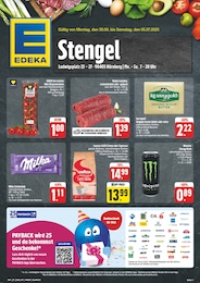EDEKA Prospekt für Nürnberg mit 8 Seiten EDEKA Prospekt für Nürnberg: "Wir lieben Lebensmittel!", 8 Seiten, 30.06.2025 - 05.07.2025