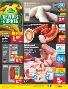 Wurst im Netto Marken-Discount Prospekt "Aktuelle Angebote" mit 50 Seiten (Siegen (Universitätsstadt))