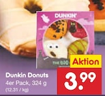 Donuts von Dunkin für 3,99 € bei Netto Marken-Discount im Angebot Donuts von Dunkin im aktuellen Netto Marken-Discount Prospekt