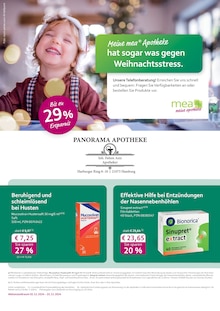 Aktueller mea - meine apotheke Prospekt "Unsere Dezember-Angebote" Seite 1 von 4 Seiten für Hamburg