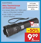 Akku-Taschenlampe mit 3 Lichtmodi im Netto Marken-Discount Prospekt Akku-Taschenlampe mit 3 Lichtmodi von Easymaxx im aktuellen Netto Marken-Discount Prospekt für 9,99 €