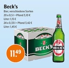 Aktuelles Beck's Angebot bei Trink und Spare in Mülheim (Ruhr) ab 11,49 €