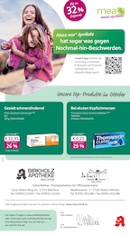 mea - meine apotheke Prospekt für Waren: "Unsere Oktober-Angebote", 4 Seiten, 01.10.2025 - 31.10.2025