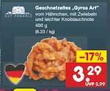 Aktuelle Gyros Angebote bei Netto Marken-Discount in Hamburg Aktuelles Geschnetzeltes Gyros Art Angebot bei Netto Marken-Discount in Hamburg ab 3,29 €