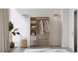Kit dressing ajustable imitation chêne/cachemire TIMON - H 183 x L 82,6/119,1 x P 39,6 cm - Brico Dépôt à Avignon Kit dressing ajustable imitation chêne/cachemire TIMON - H 183 x L 82,6/119,1 x P 39,6 cm en promo chez Brico Dépôt Avignon à 69,90 €