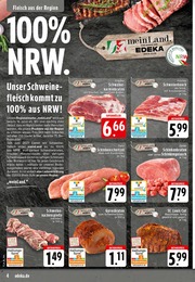 Schweinebauch Angebot & Preis im aktuellen EDEKA Prospekt Schweinebauch Angebot im aktuellen EDEKA Prospekt auf Seite 4