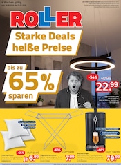 Kopfkissen im ROLLER Prospekt in Weinheim Aktueller ROLLER Prospekt mit Kopfkissen, "Starke Deals, heiße Preise", Seite 1