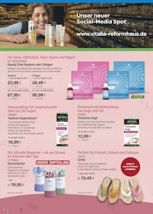 Schuhe im VITALIA Reformhaus Prospekt "Aktuelle Angebote" mit 8 Seiten (Reutlingen)