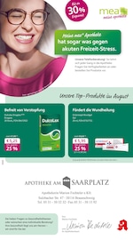 Aktueller mea - meine apotheke Apotheken Prospekt in Wendeburg und Umgebung, "Unsere August-Angebote" mit 4 Seiten, 01.08.2025 - 31.08.2025