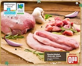 Aktuelles Schweine-Schnitzel, -Braten oder -Gulasch Angebot bei REWE in Hamburg ab 0,88 €