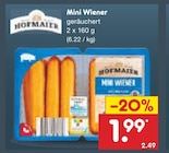 Mini Wiener Angebote von Hofmaier bei Netto Marken-Discount Solingen für 1,99 €