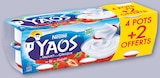 Yaourt à la grecque sur lit de fraises yaos - NESTLÉ en promo chez Netto Agen à 2,35 €