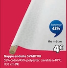 Nappe enduite SVARTOR dans le catalogue Jysk