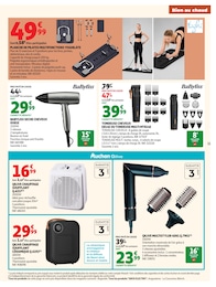 Prix et réduction Sèche-Cheveux dans le prospectus Auchan Hypermarché en cours Offre Sèche-Cheveux dans le catalogue Auchan Hypermarché du moment à la page 11