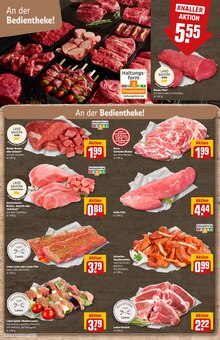 Rindfleisch im REWE Prospekt "Dein Markt" mit 32 Seiten (Augsburg)