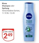 Shampoo im Angebot bei GLOBUS in Halle Shampoo Angebote von Nivea bei GLOBUS Halle für 2,49 €