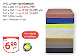 Aktuelles Jersey-Spannbetttuch Angebot bei GLOBUS in Rostock ab 6,99 €
