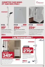 Promos Paroi De Douche dans le catalogue "POUR BIEN RÉNOVER COMPTEZ SUR NOUS..." de Gedimat Paroi De Douche en promo dans le catalogue Gedimat à la page 9
