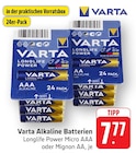 Longlife Power Micro AAA Angebote von Varta bei E center Lahr für 7,77 €
