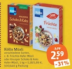 Früchte Hafer-Müsli von Kölln im aktuellen tegut Prospekt für 2,59 €