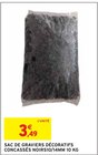 Sac de graviers décoratifs concassés noirs 10/14mm 10 kg - Intermarché à Ivry-sur-Seine Sac de graviers décoratifs concassés noirs 10/14mm 10 kg en promo chez Intermarché Ivry-sur-Seine à 3,49 €