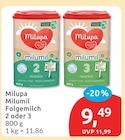 Milumil Folgemilch 2 oder 3 von Milupa im aktuellen budni Prospekt