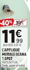 Promo L’APPLIQUE MURALE OZANA 1 SPOT à 11,99 € dans le catalogue Centrakor à Fonsorbes