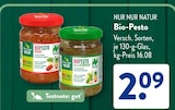 Bio-Pesto Rosso von Nur Nur Natur für 2,09 € bei ALDI SÜD im Angebot Bio-Pesto Rosso von Nur Nur Natur im aktuellen ALDI SÜD Prospekt