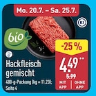 ALDI Nord - Hackfleisch gemischt Angebot im Prospekt Hackfleisch gemischt bei ALDI Nord im Prospekt "" für 4,49 €
