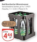 Mineralwasser im Angebot bei GLOBUS in Leipzig Mineralwasser Angebote von Bad Brambacher bei GLOBUS Leipzig für 4,44 €