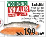 Lachsfilet im Angebot bei EDEKA in Schwerte Lachsfilet Angebote bei EDEKA Schwerte für 1,99 €