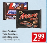 Mars, Snickers, Twix, Bounty oder Milky Way Minis Angebote bei famila Nordost Kiel für 2,99 €