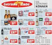 Krombacher im Getränke Oase Prospekt in Ahlen Aktueller Getränke Oase Prospekt mit Krombacher, "Aktuelle Angebote", Seite 1