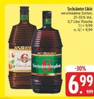 Haselnuss Likör Angebote von Sechsämter bei E center Bamberg für 6,99 €