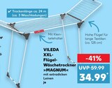 XXL-Flügel-Wäschetrockner Magnum im Angebot bei Kaufland in Mühlhausen XXL-Flügel-Wäschetrockner Magnum Angebote von Vileda bei Kaufland Mühlhausen für 34,99 €