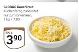 Sauerkraut im Angebot bei GLOBUS in Herne Sauerkraut Angebote von GLOBUS bei GLOBUS Herne für 3,90 €