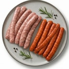 Plateau de 6 chipolatas et de 6 merguez - L'ÉTAL DU BOUCHER - Lidl à Romans-sur-Isère Plateau de 6 chipolatas et de 6 merguez - L'ÉTAL DU BOUCHER en promo chez Lidl Romans-sur-Isère à 5,99 €