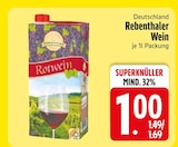 Rebenthaler im EDEKA Prospekt Rebenthaler im aktuellen EDEKA Prospekt für 1,00 €